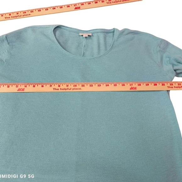 J. Jill Light Blue Women's Tunic - Picture 7 of 8